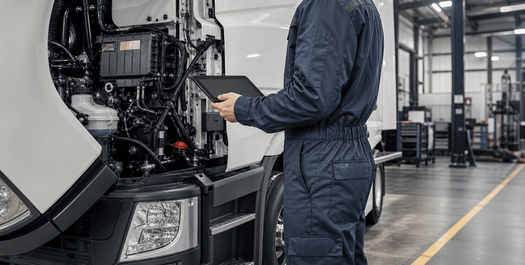 Diagnosi dei consumi di un camion in officina