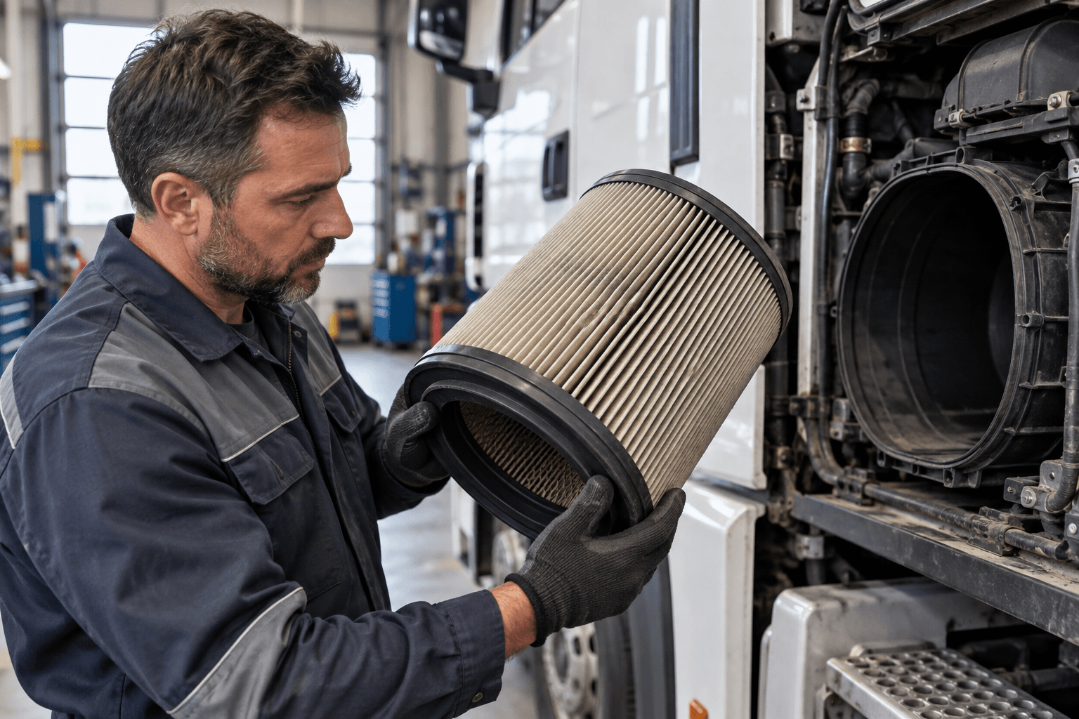 Filtro aria camion: 7 segnali da controllare